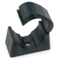 25MM KWIK CLIP SADDLE - BLACK