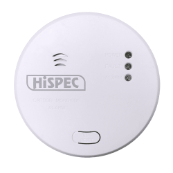 HISPEC MAINS CARBON MONOXIDE DETECTOR INTERCONNECT 10YR LITHIUM FAST FIX