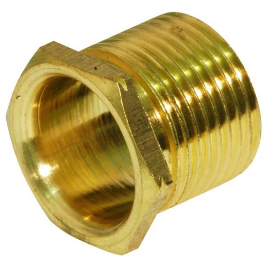 20MM LONG MALE BRASS BUSH
