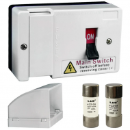 80A/100A  DP FUSED MAIN SWITCH INSULATED (PLASTIC ENCLOSURE)