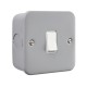 Saxby Metal Clad 10AX 1 Gang 2-Way Switch