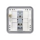 Saxby Metal Clad 10AX 1 Gang 2-Way Switch