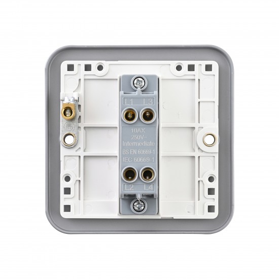 Saxby Metal Clad 10AX 1 Gang Intermediate Switch