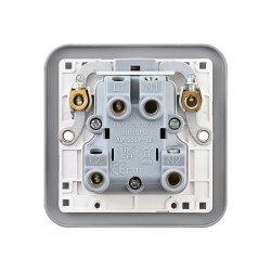 Saxby Metal Clad 20A 1 Gang Double Pole Switch With Neon