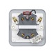Saxby Metal Clad 20A 1G DP Switch With Neon & Flex Outlet