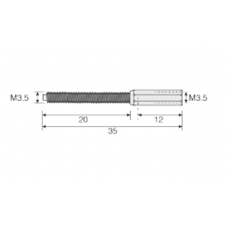 3.5MM EXTENSION STUDS (BAG OF 10)