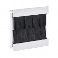 Saxby Euro Module 50mm Brush Module - White Trim/Black Brushes