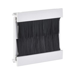 Saxby Euro Module 50mm Brush Module - White Trim/Black Brushes