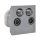 Saxby Euro Module Quadplex TV/SAT1/SAT2/DAB Module - Grey