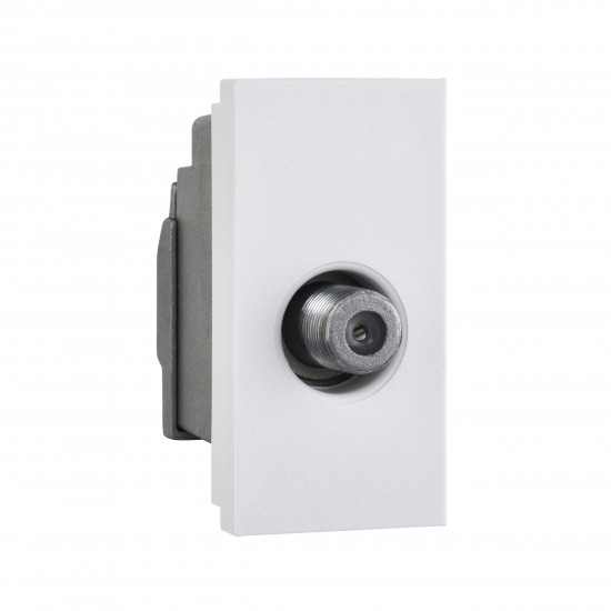 Saxby Euro Module Satellite Screened Module - White
