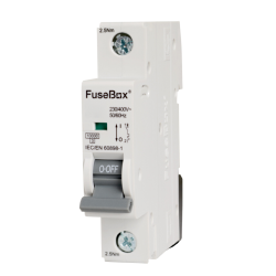 FUSEBOX 25A 10KA B TYPE 1 POLE MCB