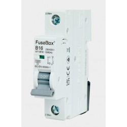 FUSEBOX 16A 10KA B TYPE 1 POLE MCB