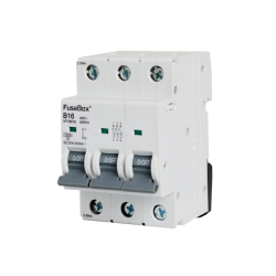 FUSEBOX 16A 10KA B TYPE 3 POLE MCB