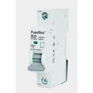 FUSEBOX 20A 10KA B TYPE 1 POLE MCB