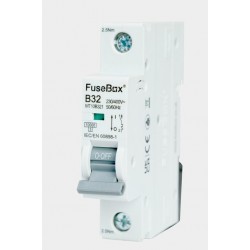 FUSEBOX 32A 10KA B TYPE 1 POLE MCB
