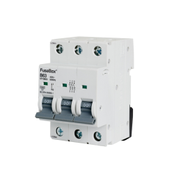 FUSEBOX 63A 10KA B TYPE 3 POLE MCB