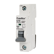 FUSEBOX 10A 10KA C TYPE 1 POLE MCB