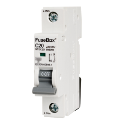FUSEBOX 20A 10KA C TYPE 1 POLE MCB