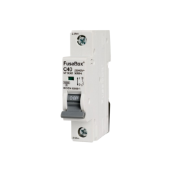FUSEBOX 40A 10KA C TYPE 1 POLE MCB