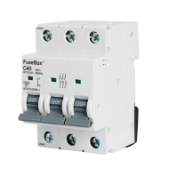 FUSEBOX 40A 10KA C TYPE 3 POLE MCB