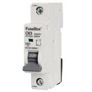 FUSEBOX 63A 10KA C TYPE 1 POLE MCB