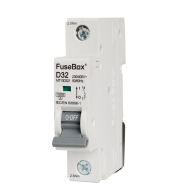 FUSEBOX 32A 10KA D TYPE 1 POLE MCB