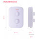 Redring - Pure RPS8 8.5kW instantaneous electric shower (white)