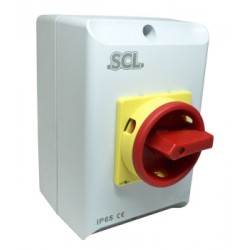 63A 4 POLE IP65 ROTARY ISOLATOR