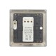 Saxby Raised Screwed 1 Gang LED Dimmer 5-100W - Matt Black