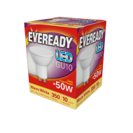 EVEREADY 4.7W LED GU10 WARM WHITE 3000K 345 LUMENS