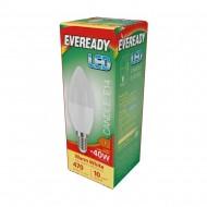 EVEREADY 4.9W LED CANDLE E14 WARM WHITE 2700K 470 LUMENS