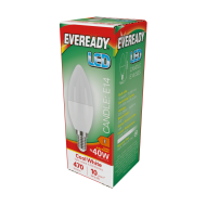 EVEREADY 4.9W LED CANDLE E14 COOL WHITE 4000K 470 LUMENS