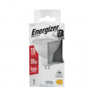 ENERGIZER MR16 GU5.3 3.4W 345LUM 4000K NON-DIM 36DEG