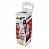 ENERGIZER DIMMABLE 4W FILAMENT LED CANDLE B22 WARM WHITE 2700K 470 LUMENS