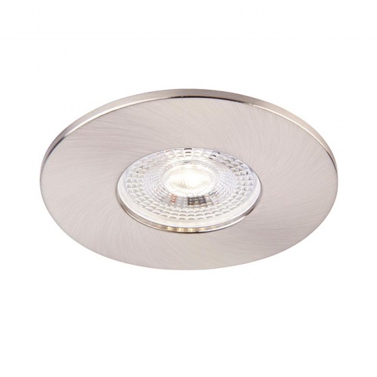 SAXBY IP20 ShieldONE 75 BEZEL FIXED - SATIN NICKEL