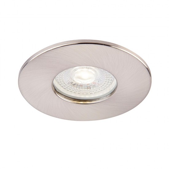 SAXBY IP65 ShieldONE 75 BEZEL FIXED - SATIN NICKEL
