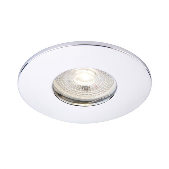 SAXBY IP65 ShieldONE 75 BEZEL FIXED - POLISHED CHROME