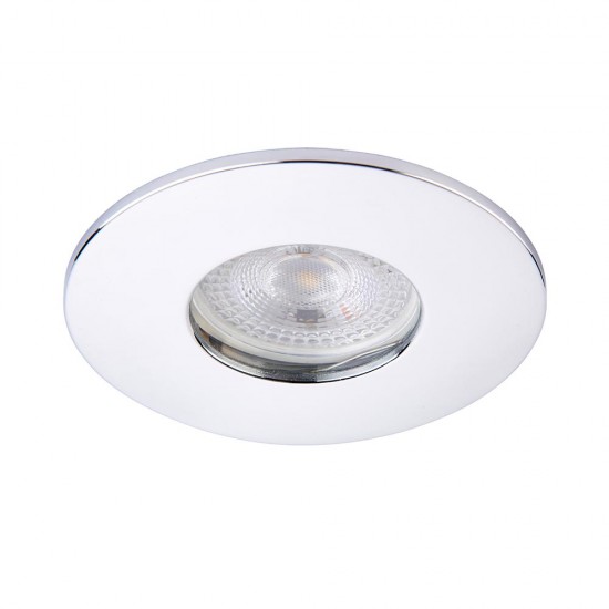 SAXBY IP65 ShieldONE 75 BEZEL FIXED - POLISHED CHROME