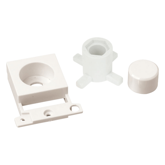 MINIGRID DIMMER MODULE MOUNTING KIT (POLAR WHITE)