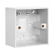Saxby Square Edge Single 47mm Pattress Box