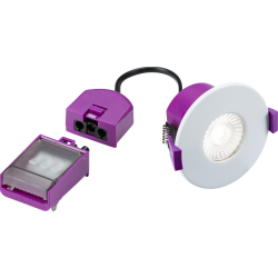 KNIGHTSBRIDGE SPEKTROLED FIXED DOWNLIGHT IP65 CCT DUAL WATTAGE