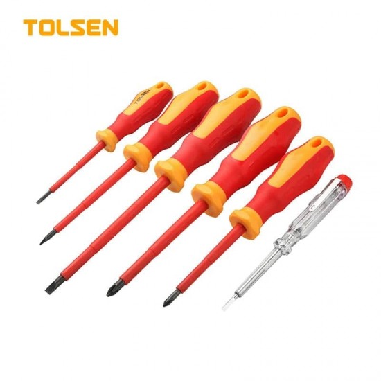 TOLSEN 6 PIECE VDE SCREWDRIVER SET