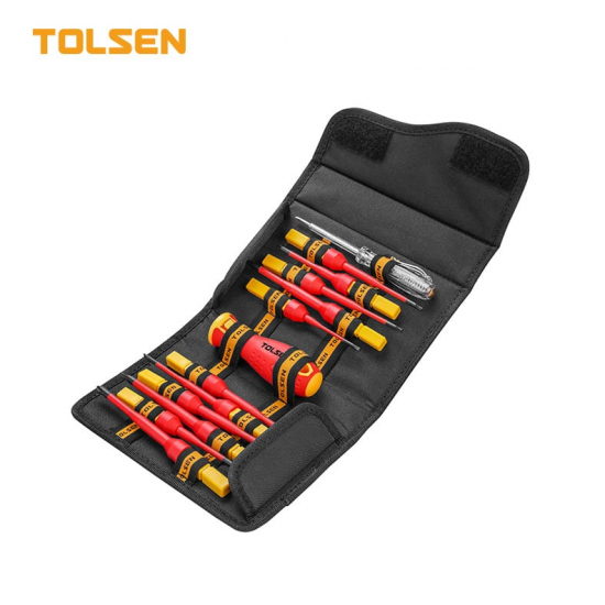TOLSEN 13 PIECE VDE SCREWDRIVER SET