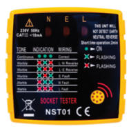 13A SOCKET TESTER WITH LED INDICATION OF WIRING STATUS