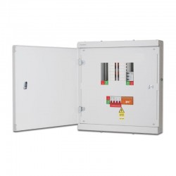 FUSEBOX TPN 3 WAY DIS BOARD T2 SPD 125A 4P MAIN SWITCH