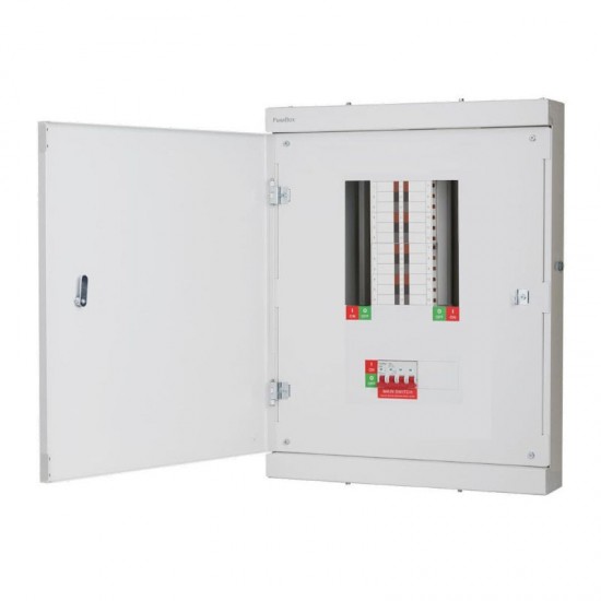 FUSEBOX TPN 8 WAY DIS BOARD 125A 4P MAIN SWITCH