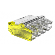 UNICRIMP 24A 4 PORT PUSH IN CONNECTORS (BOX 100)