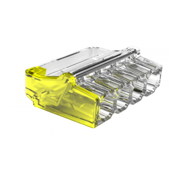 UNICRIMP 24A 4 PORT PUSH IN CONNECTORS (BOX 100)