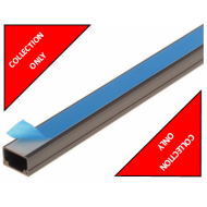 UNIVOLT 16MM X 25MM YT2 SELF ADHESIVE BROWN TRUNKING (3M LENGTH) ***COLLECTION ONLY***