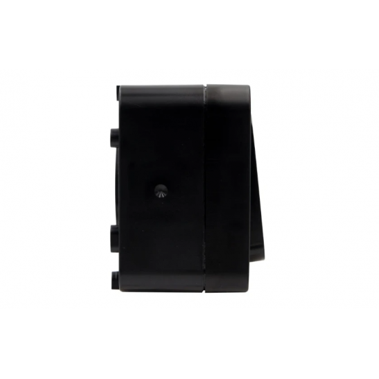 DETA IP66 20AX 1 GANG 2 WAY SWITCH WITH NEON - BLACK
